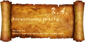 Keresztessy Anilla névjegykártya